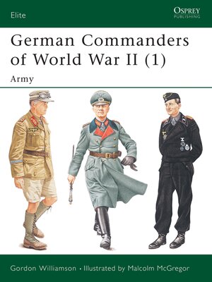cover image of German Commanders of World War II (1)